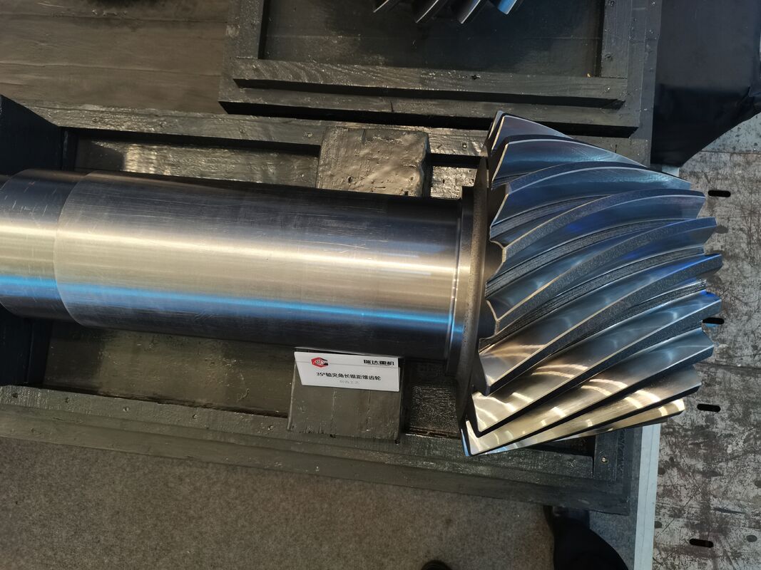 高精度、耐摩耗性、スムーズな仕上がりの産業用設備向けスパイラルベベルギアセット